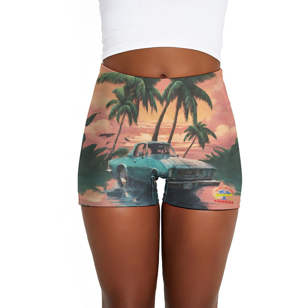 Graphic, biker shorts