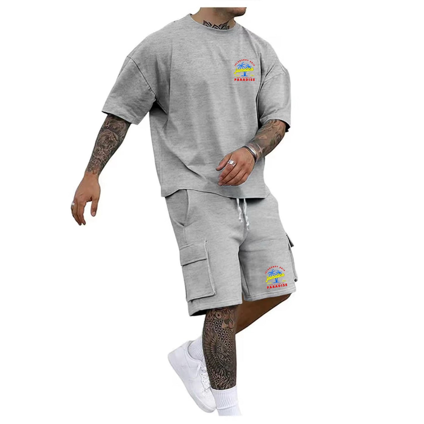 Men’s cargo shorts set