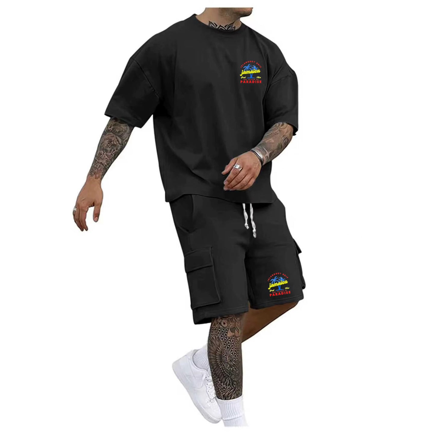 Men’s cargo shorts set
